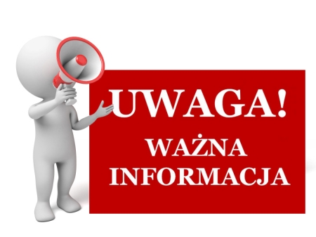 WAŻNA INFORMACJA 